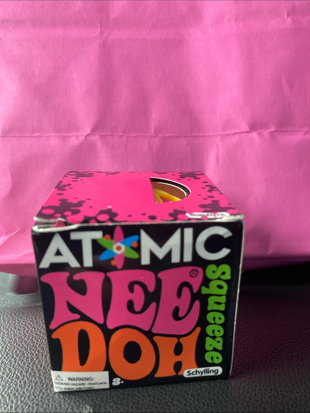 Atomic NeeDoh Squeeze Toy - Pink and blue